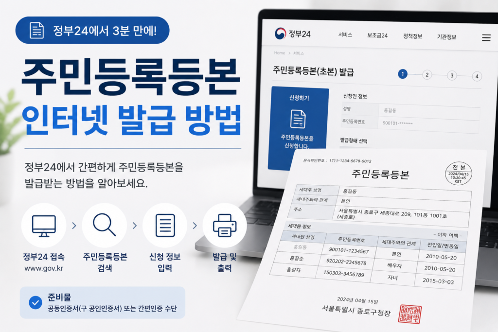 주민등록등본