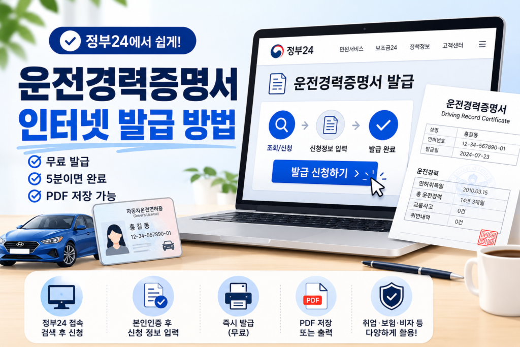 운전경력증명서