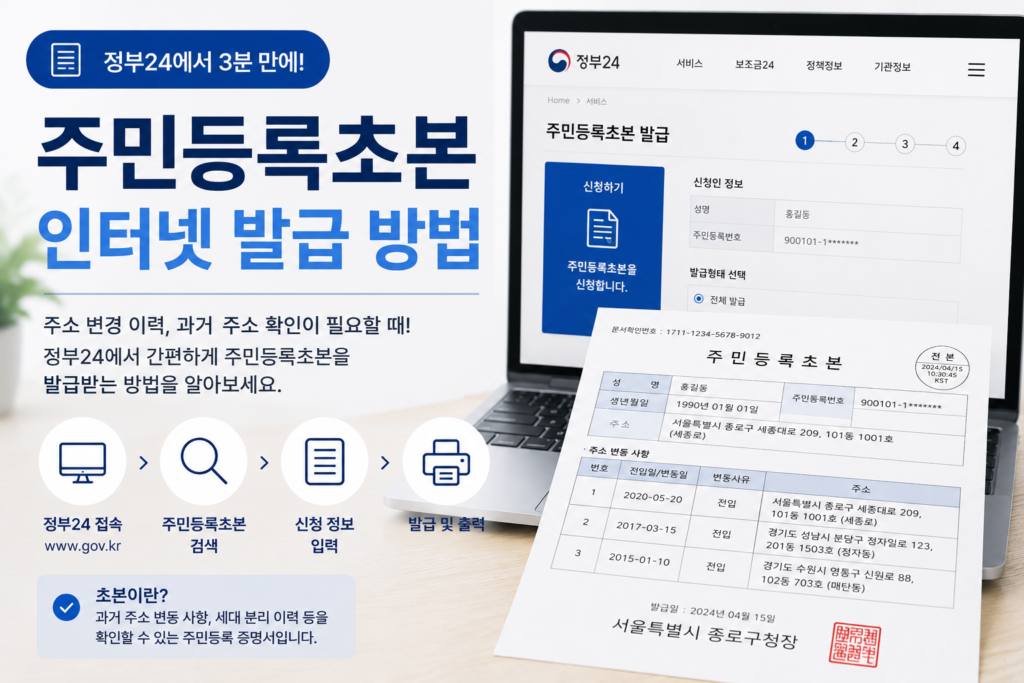 주민등록초본