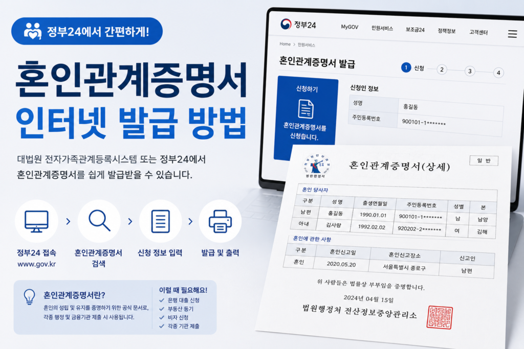 혼인관계증명서